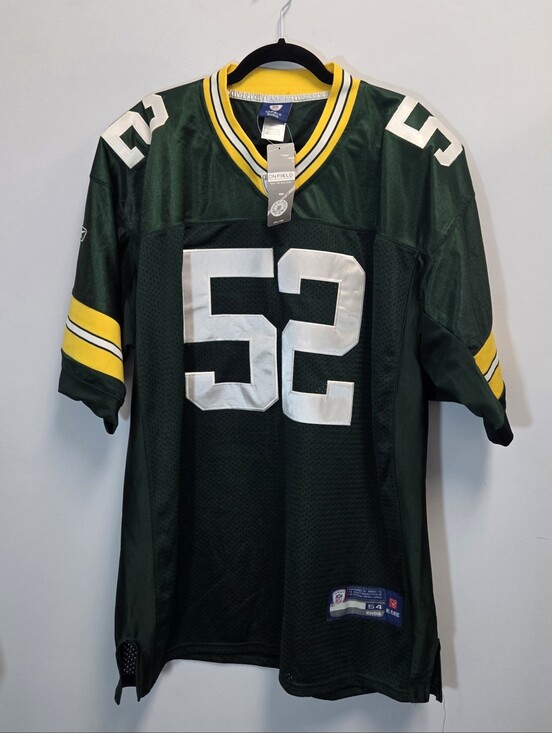Reebok Other - Vintage Reebok NFL On Field Green Bay Packers Clay Matthews 52 Jersey Sz  54 NWT